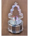 聖誕樹 透明 帶LED燈 音樂盒 MUSIC BOX